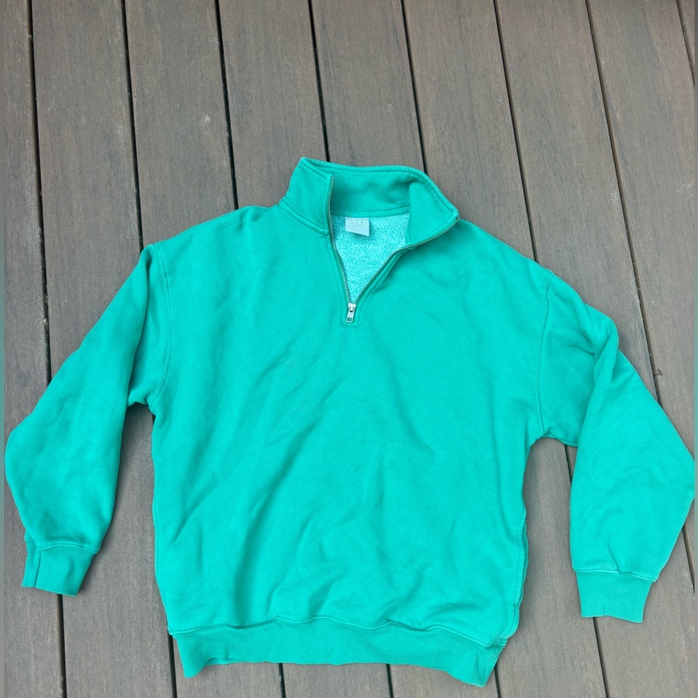 Aritzia Cozy Fleece Quater-Zip Sweatshirt